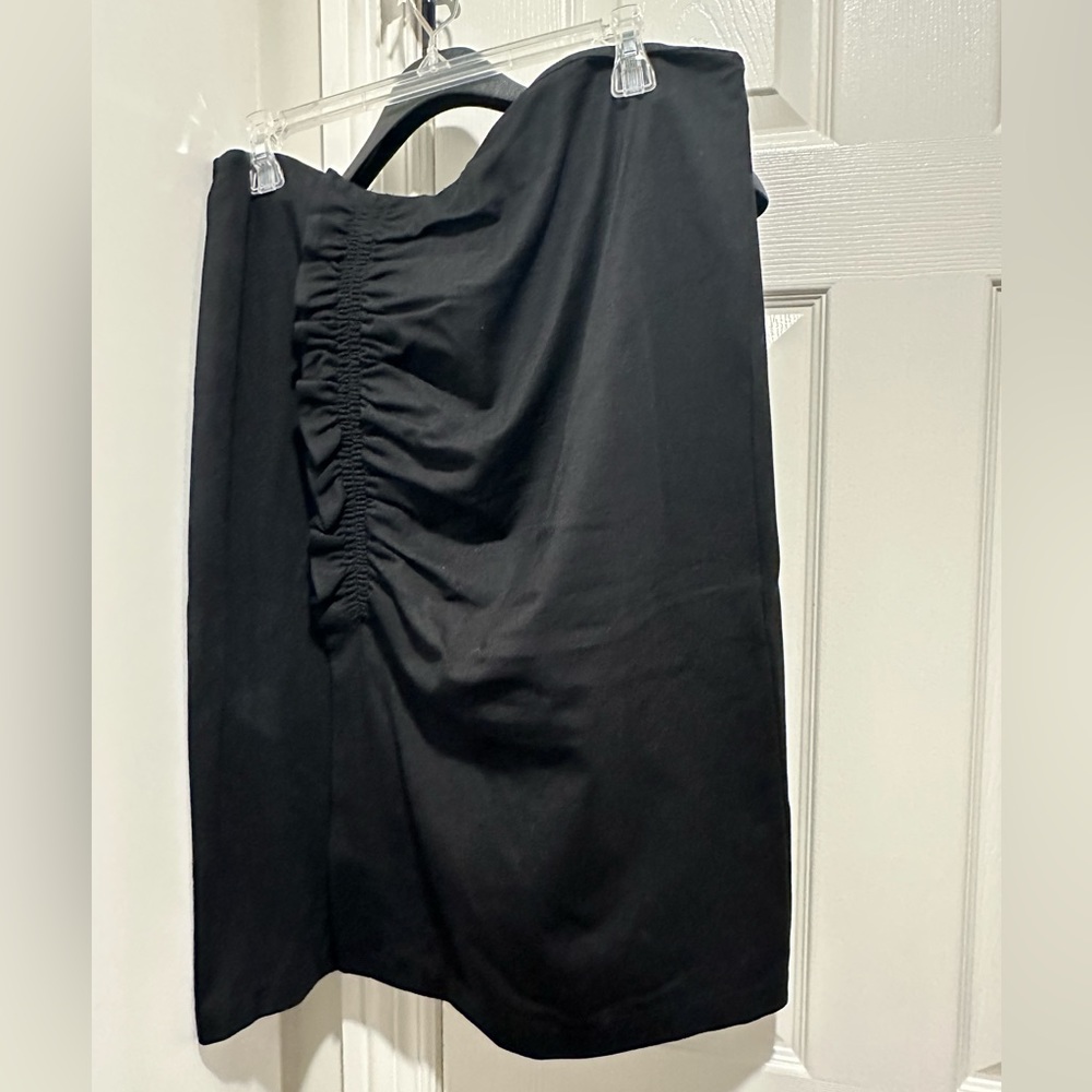 Black summer pencil skirt